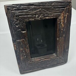 Anthropologie Dark Brown Textured Picture Frame